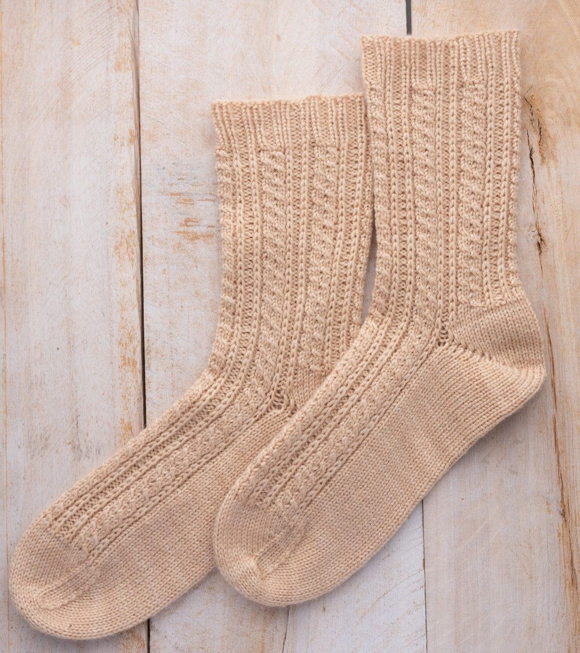 Seaward Flow Socks Socks Pattern - Biscotte Yarns