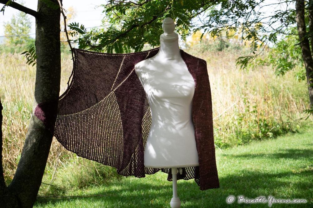 Exponential Shawl | Free Knitting Pattern - Biscotte Yarns