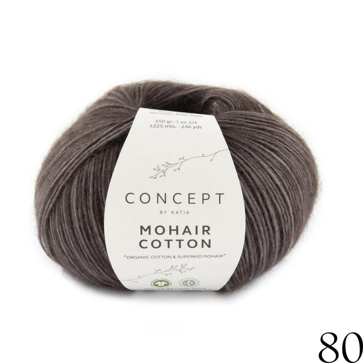 Katia Concept - Mohair Cotton - Biscotte Yarns