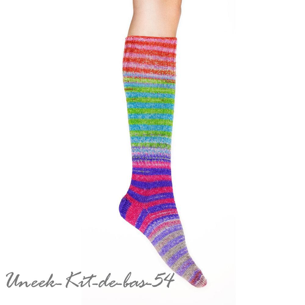 Urth Uneek - Self-Striping Matching Sock-Kit - Biscotte Yarns