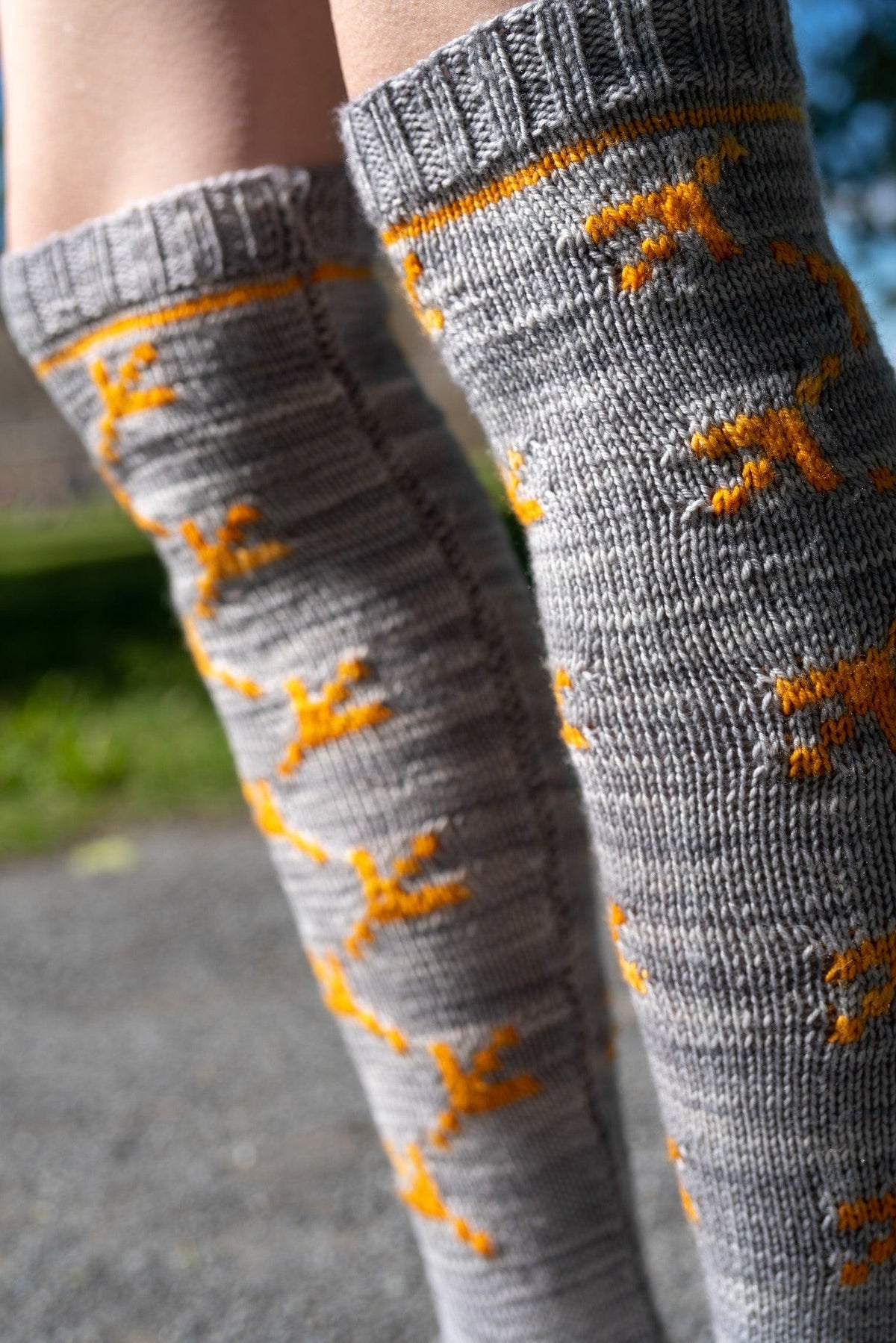 Chicken Dance Socks Pattern - Biscotte Yarns