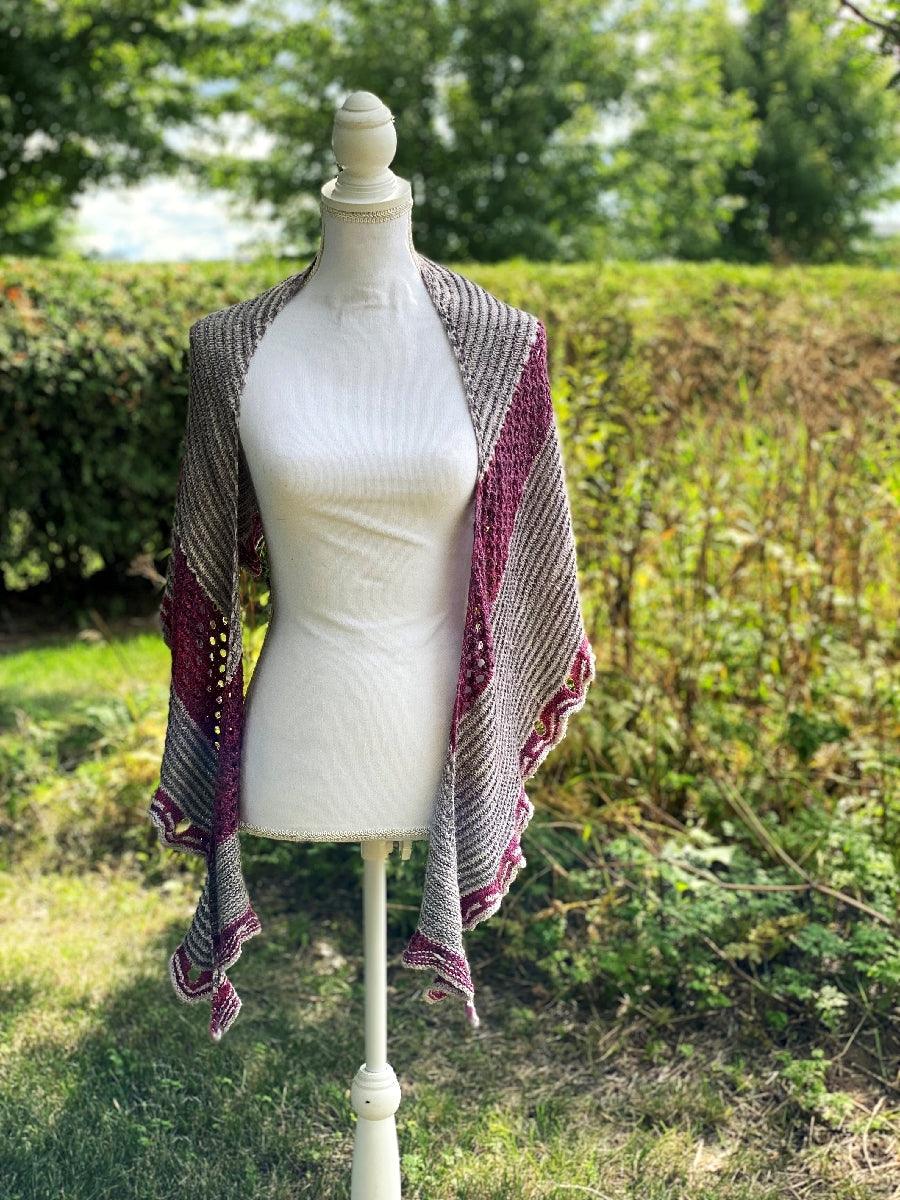 Belle de Jour | Shawl Pattern - Biscotte Yarns