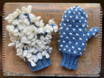 Thrummed mittens free pattern & knitting tutorial - Biscotte Yarns