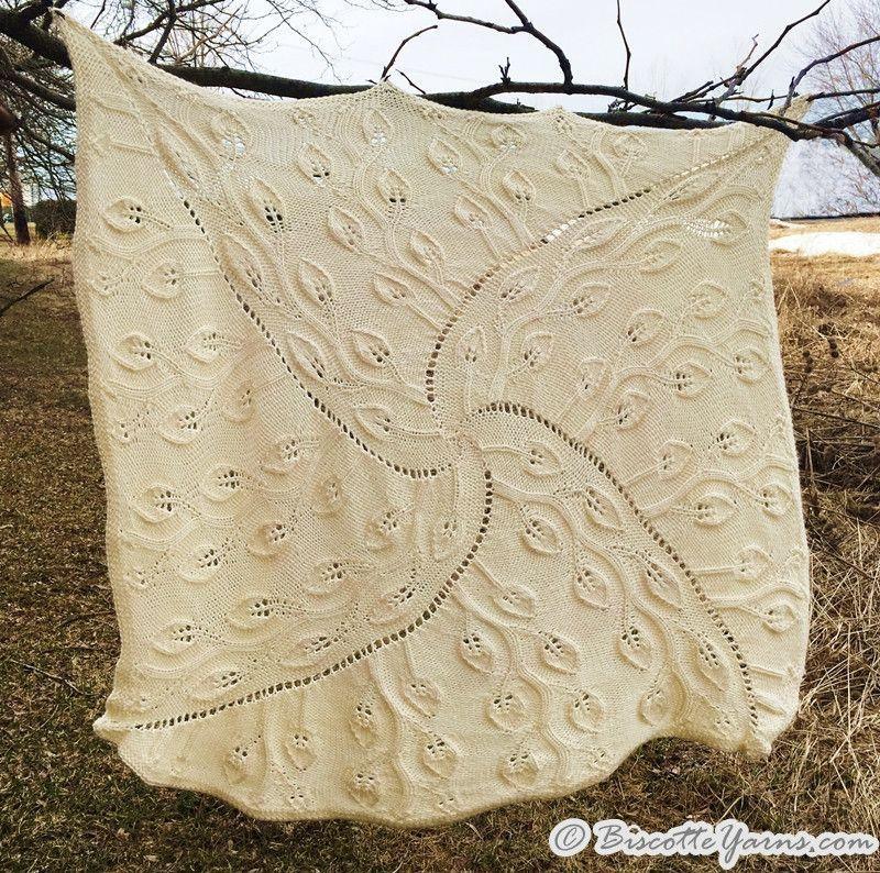 Knitting pattern Baby blanket | Beanstalk - Biscotte yarns