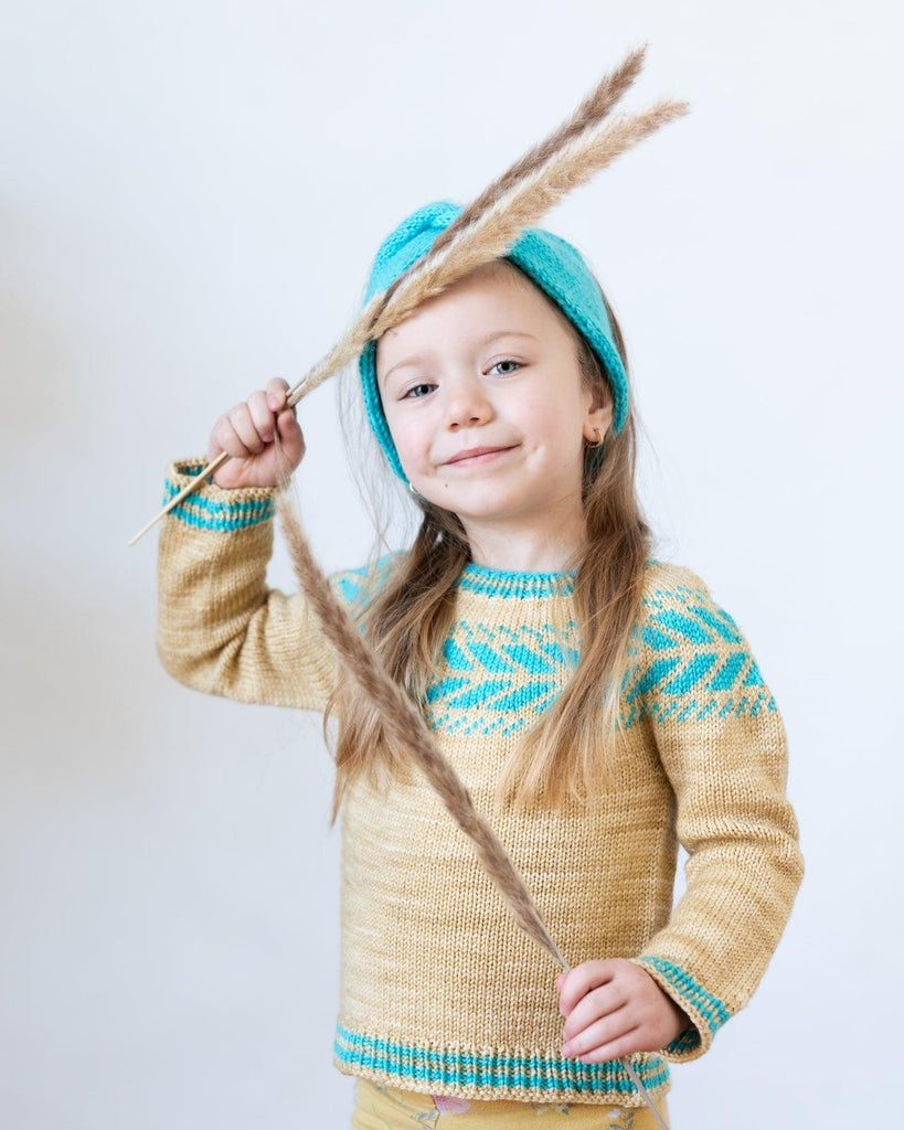 Kelly-Ann Pullover | Pattern for children - Biscotte Yarns