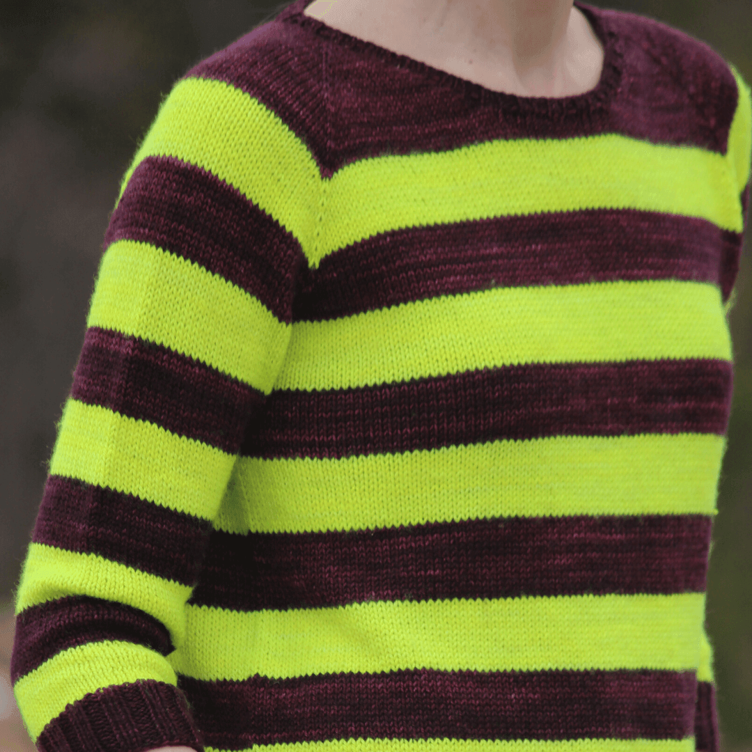 The Rugby Raglan | Free Knitting Pattern - Biscotte Yarns