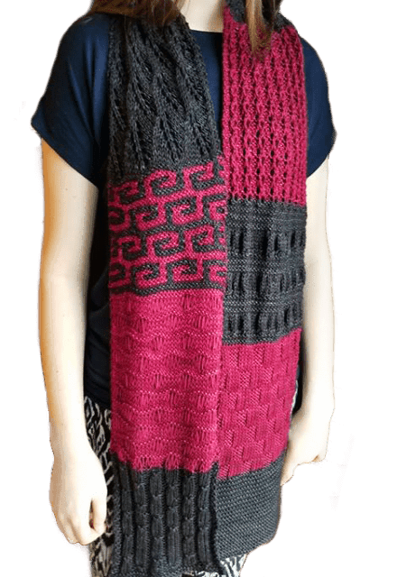 Knitting Pattern - Knitting-101 Scarf - Biscotte Yarns