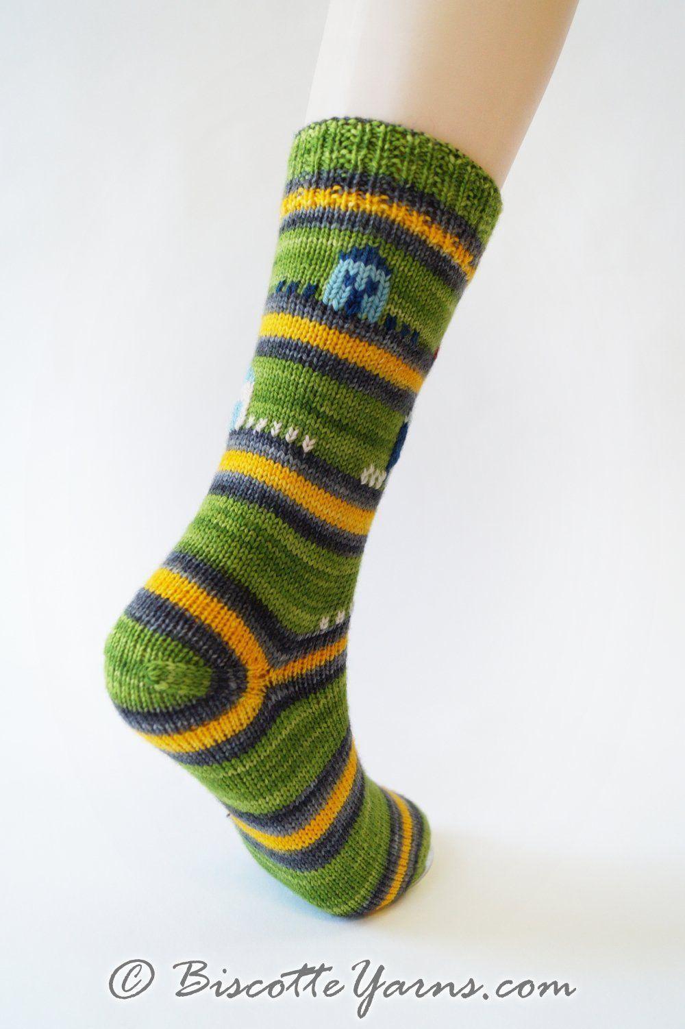 Free socks pattern - Saint-Élie-de-Caxton - Biscotte Yarns