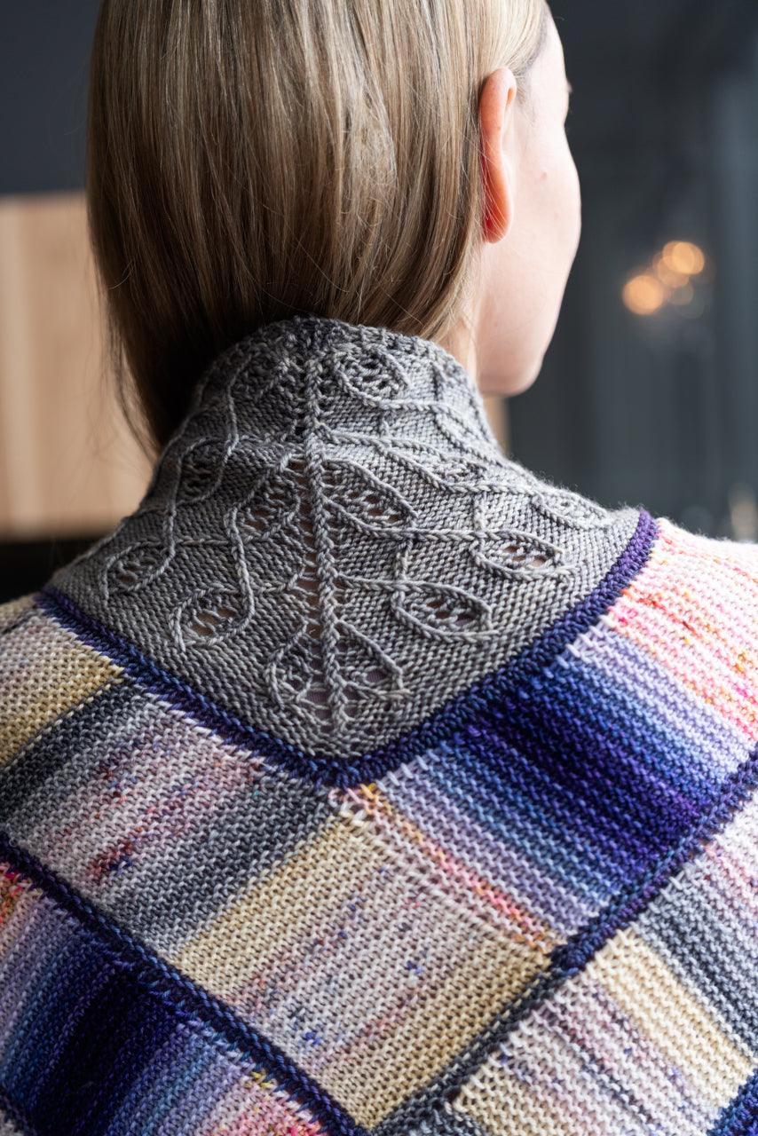 Knitting Pattern - Shawl Cabin on Fire - Updated and modified version 2022 - Biscotte Yarns