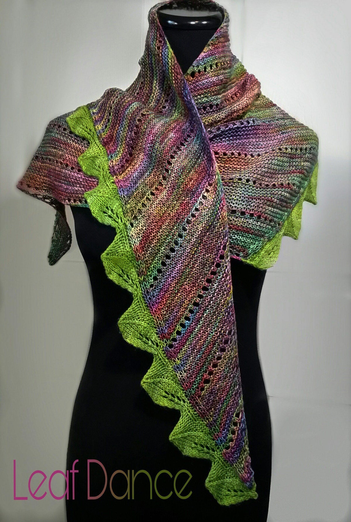 Leaf Dance Shawl Pattern - Biscotte Yarns