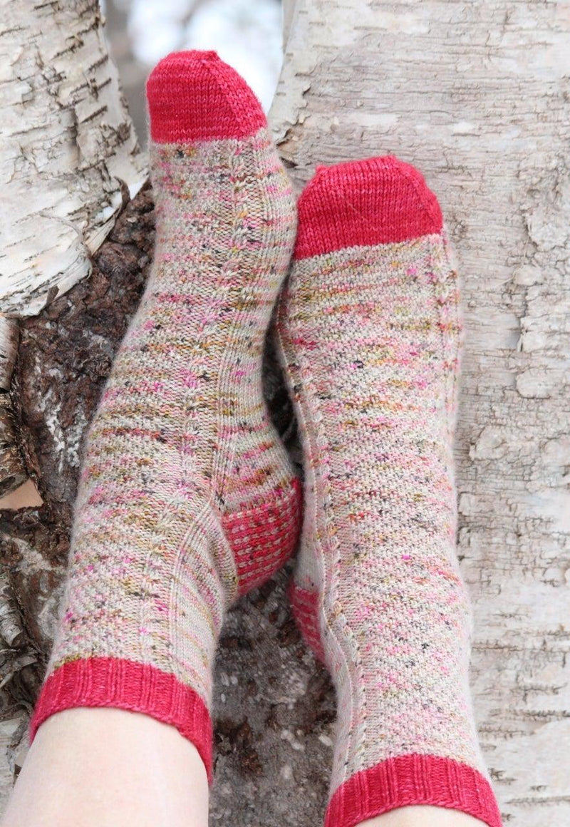 Candy Wafer Socks - Knitting Pattern - Biscotte Yarns