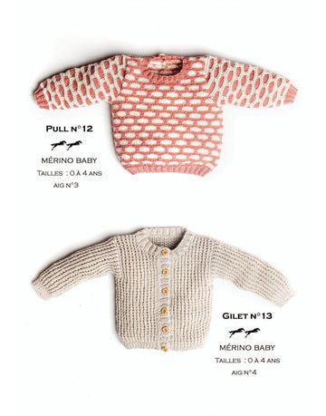 Cheval Blanc pattern Cat. 31, No 13 - Cardigan - to 0 to 4 years old