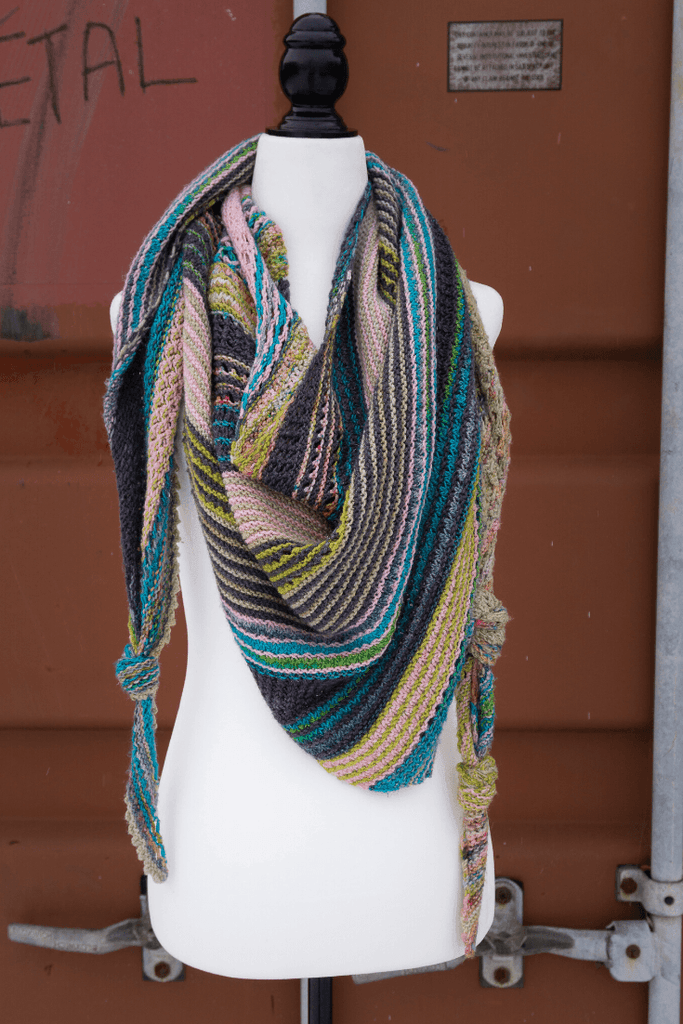 The Unpredictable Shawl | Knitting Pattern - Biscotte Yarns