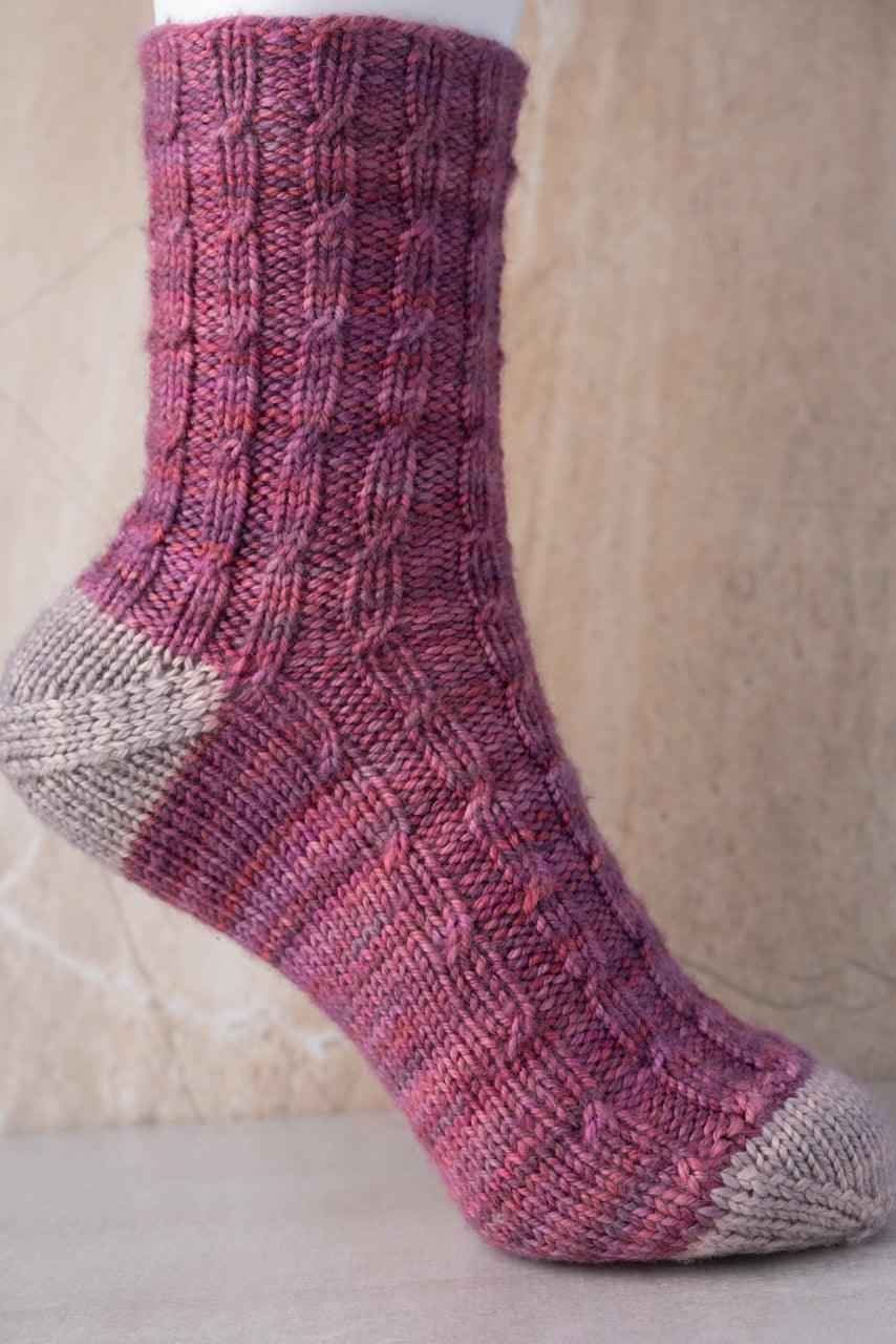 Twizzler | Sock Pattern - Biscotte Yarns