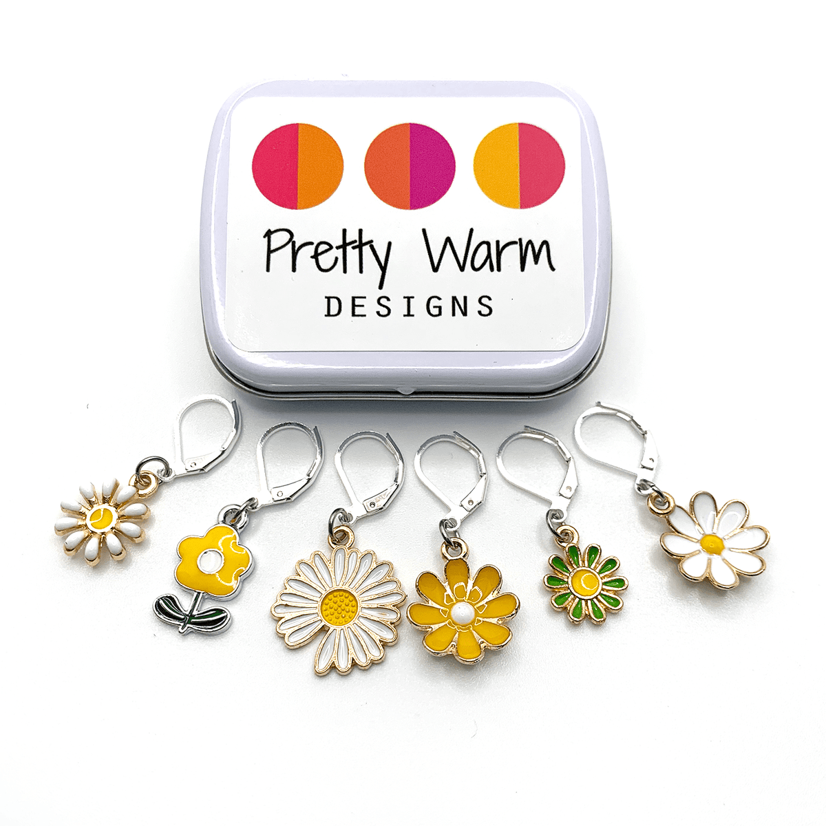 Stitch Markers for CROCHET - Pretty Warm Designs - Biscotte Yarns