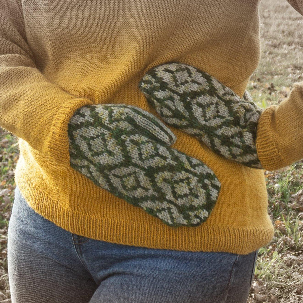 LANCELOT | Free Mitten Pattern In Stranded Colorwork – Biscotte Yarns