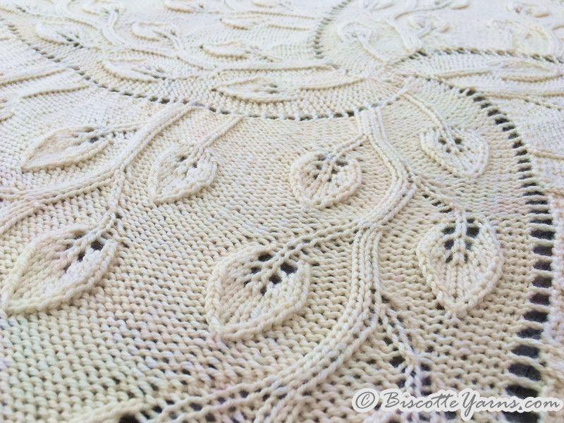 Knitting pattern Baby blanket | Beanstalk - Biscotte yarns