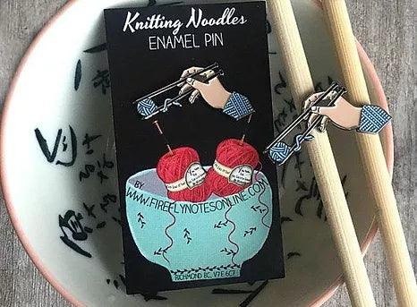 Enamel Pin - NNK Press - Biscotte Yarns