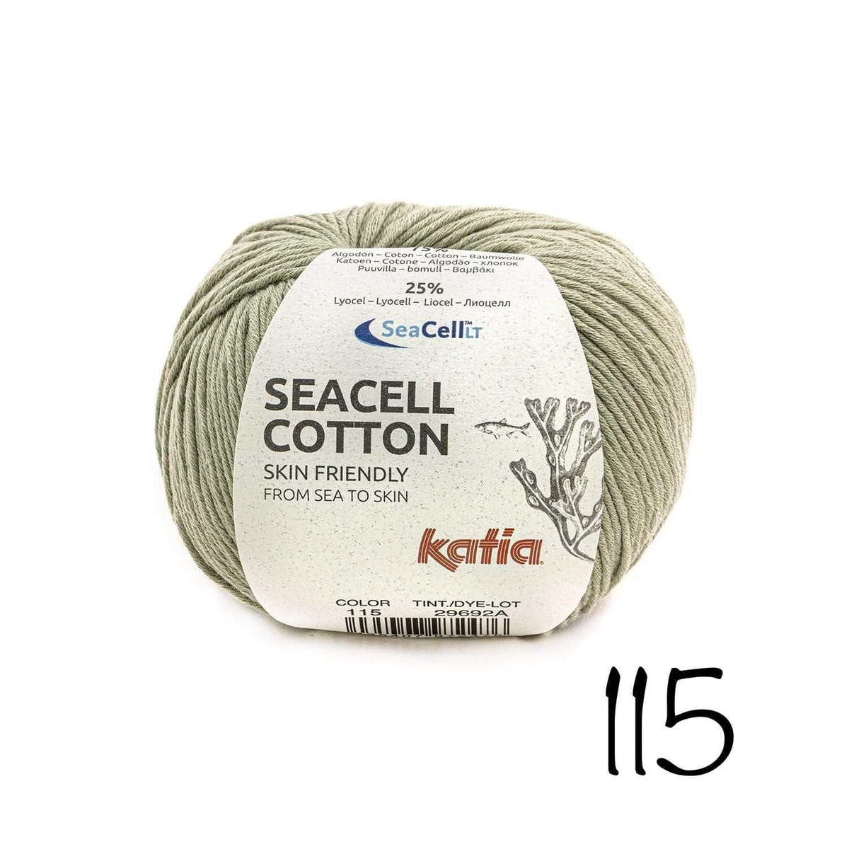 SeaCell Cotton - Katia - Biscotte Yarns