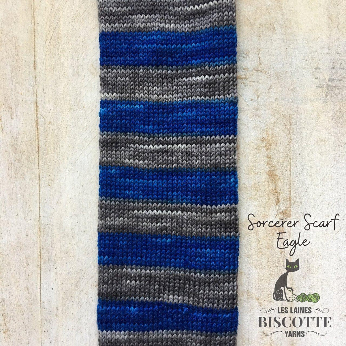 BIS-SOCK SORCERER'S SCARF - Biscotte Yarns