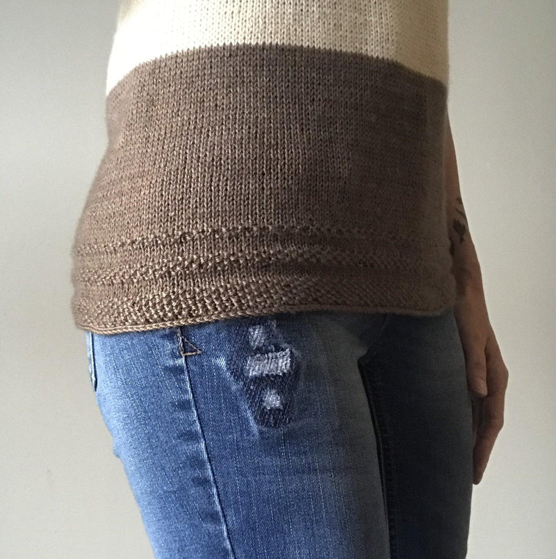 Timelines Tee | Free Knitting Pattern - Biscotte Yarns