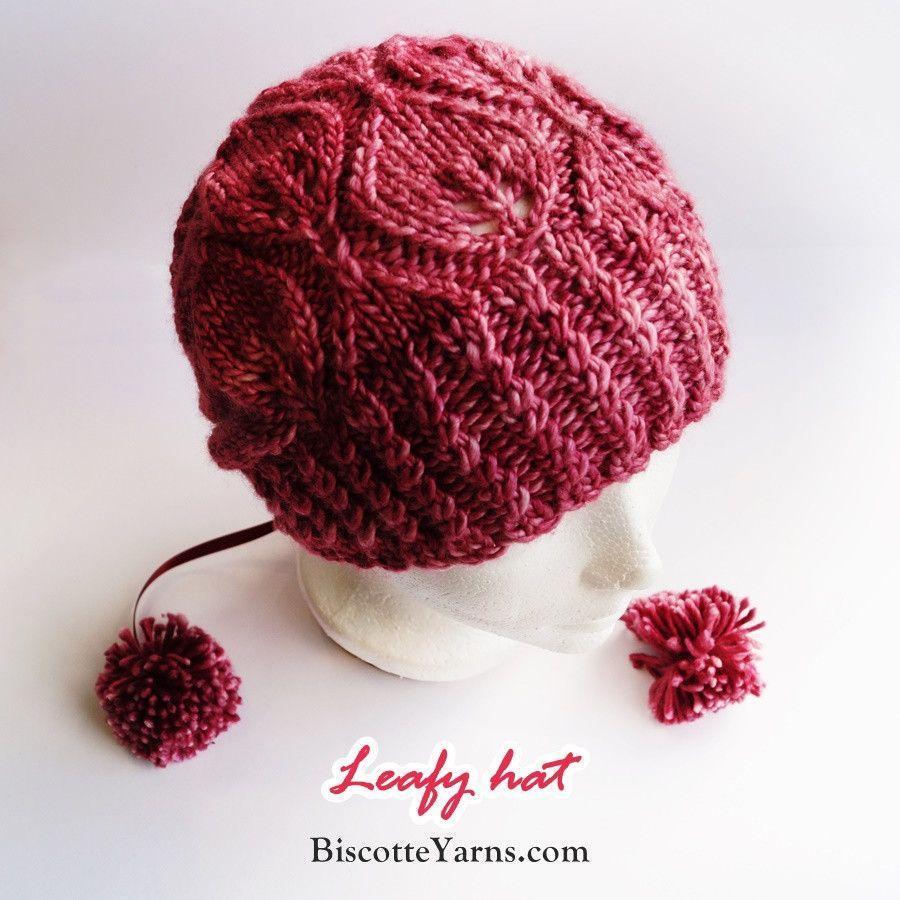 Leafy Hat free pattern - Biscotte yarns