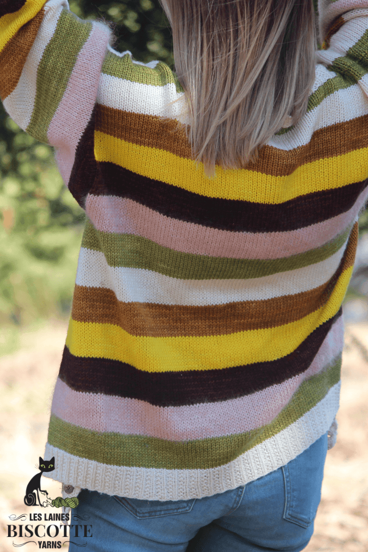 Color Your World Cardigan | Free Knitting Pattern - Biscotte Yarns