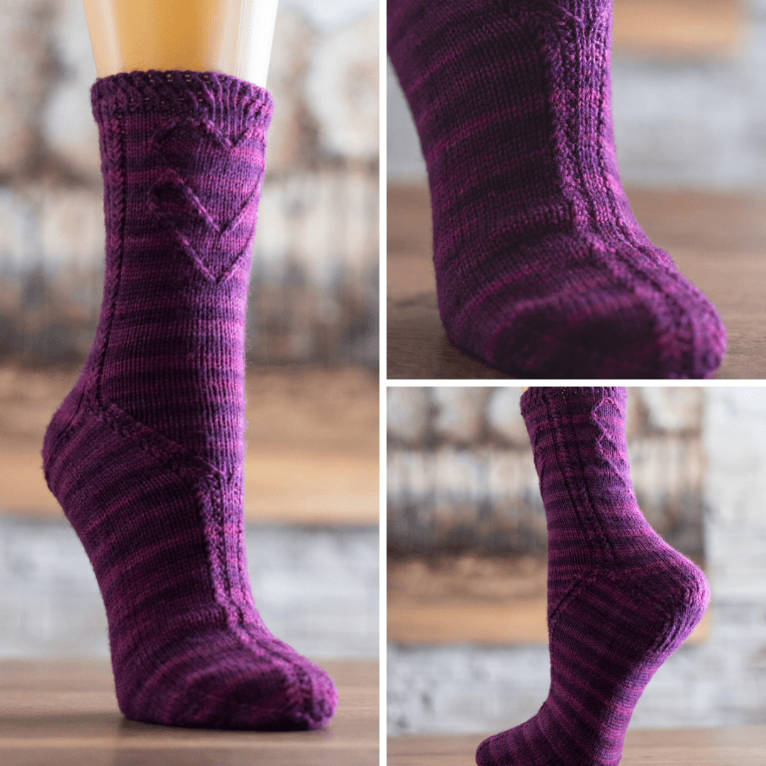 Ti Amo ♥ Sock Pattern - Biscotte Yarns