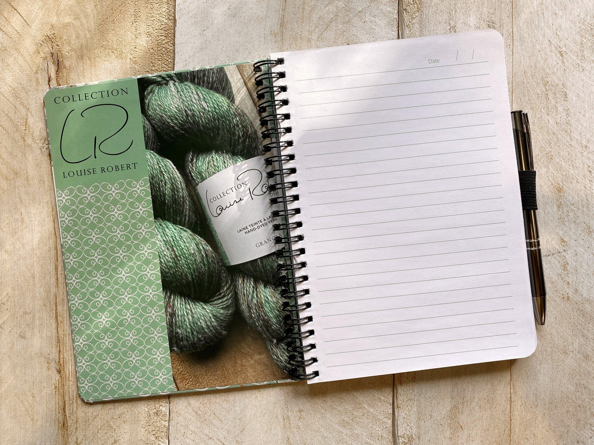 Collection Louise Robert Design Notebook & Pen - Biscotte Yarns