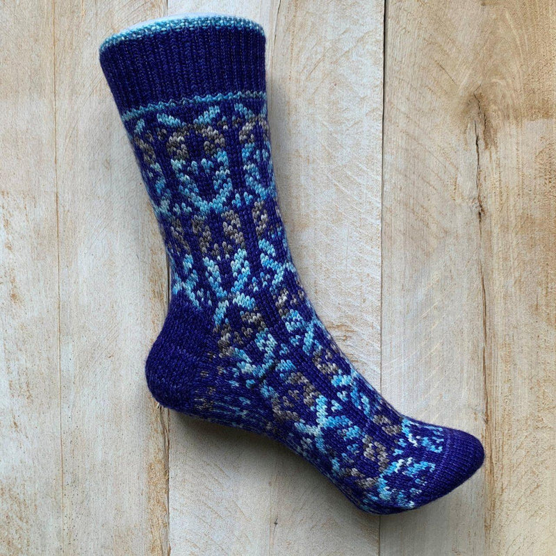 XO Socks | Knitting Pattern - Biscotte Yarns