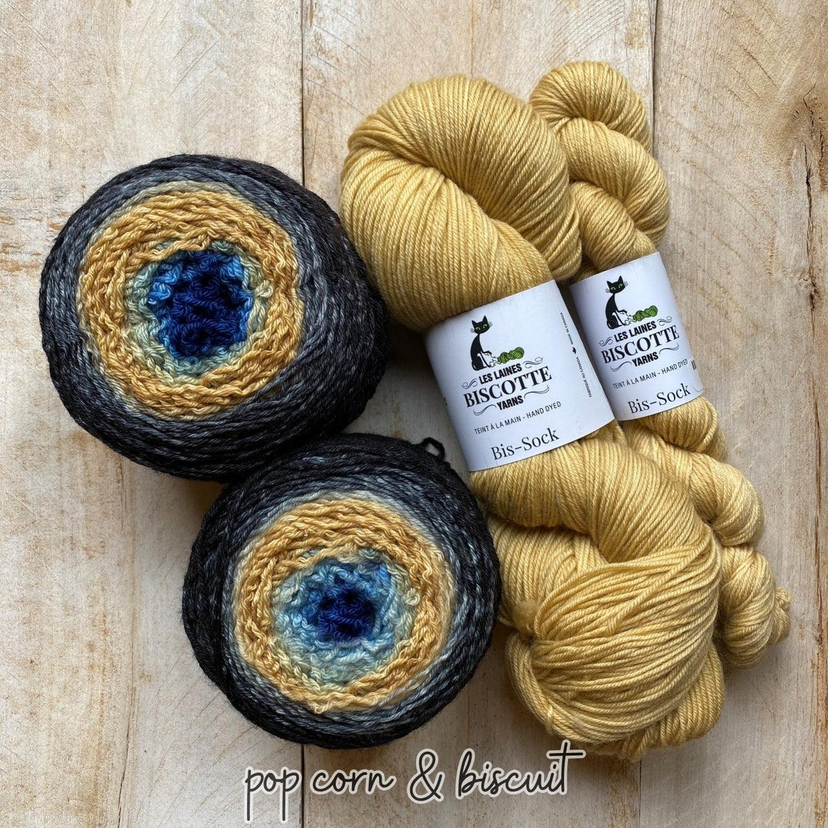 Highlands Sunset Shawl Knitting Kit - Biscotte Yarns