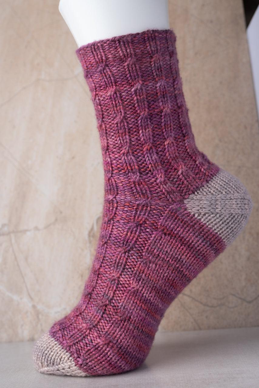 Twizzler | Sock Pattern - Biscotte Yarns