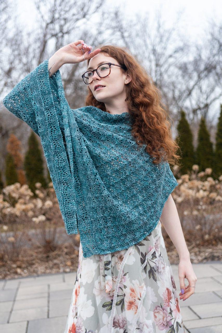 Mile End Poncho | Knitting Pattern - Biscotte Yarns