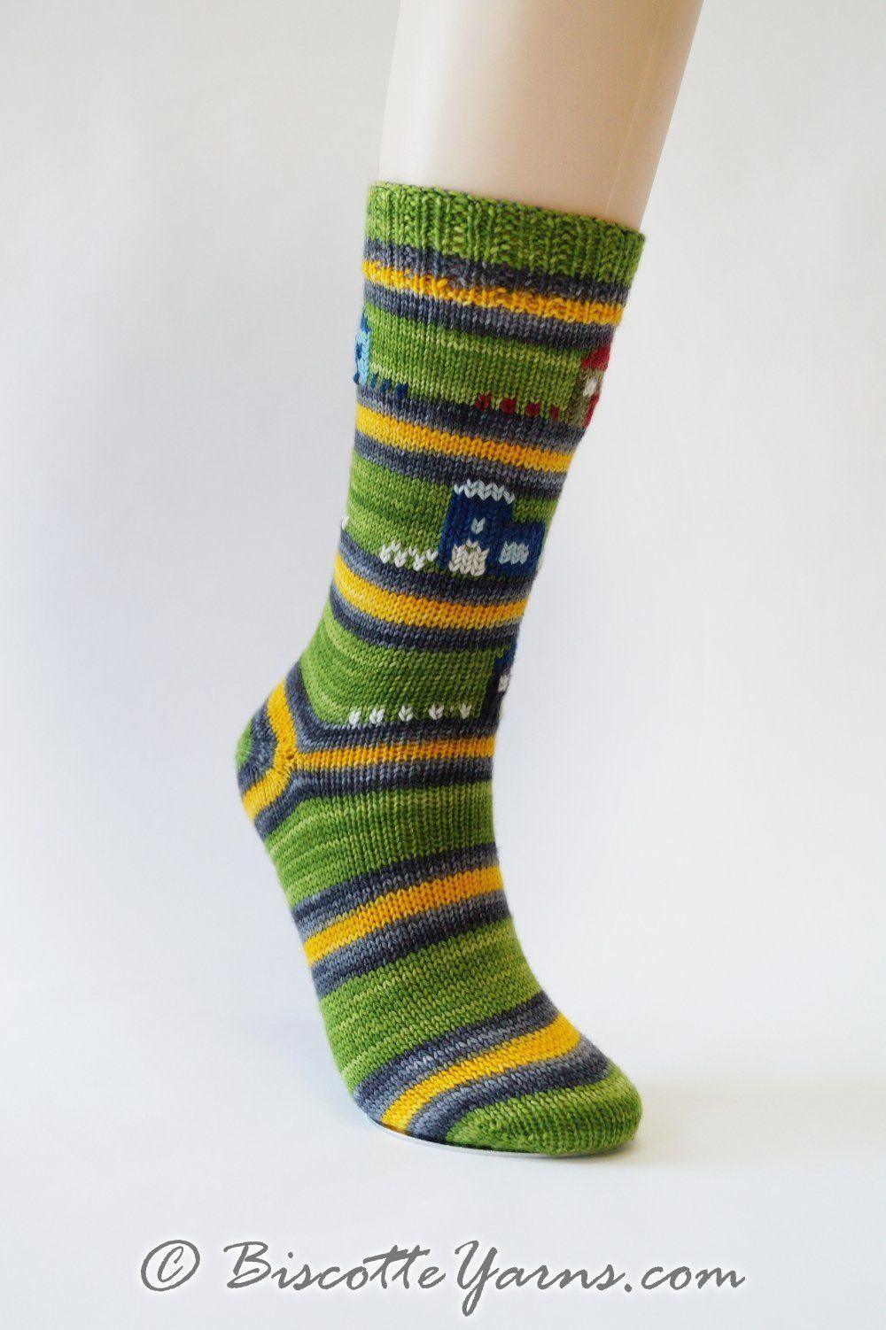 Free socks pattern - Saint-Élie-de-Caxton - Biscotte Yarns