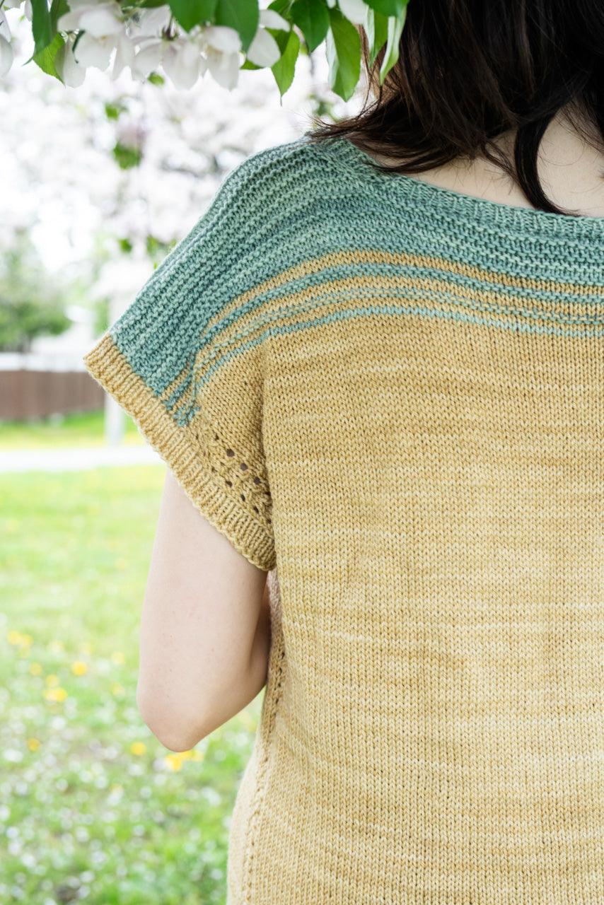 Quebec Cool Tee | Knitting Pattern - Biscotte Yarns