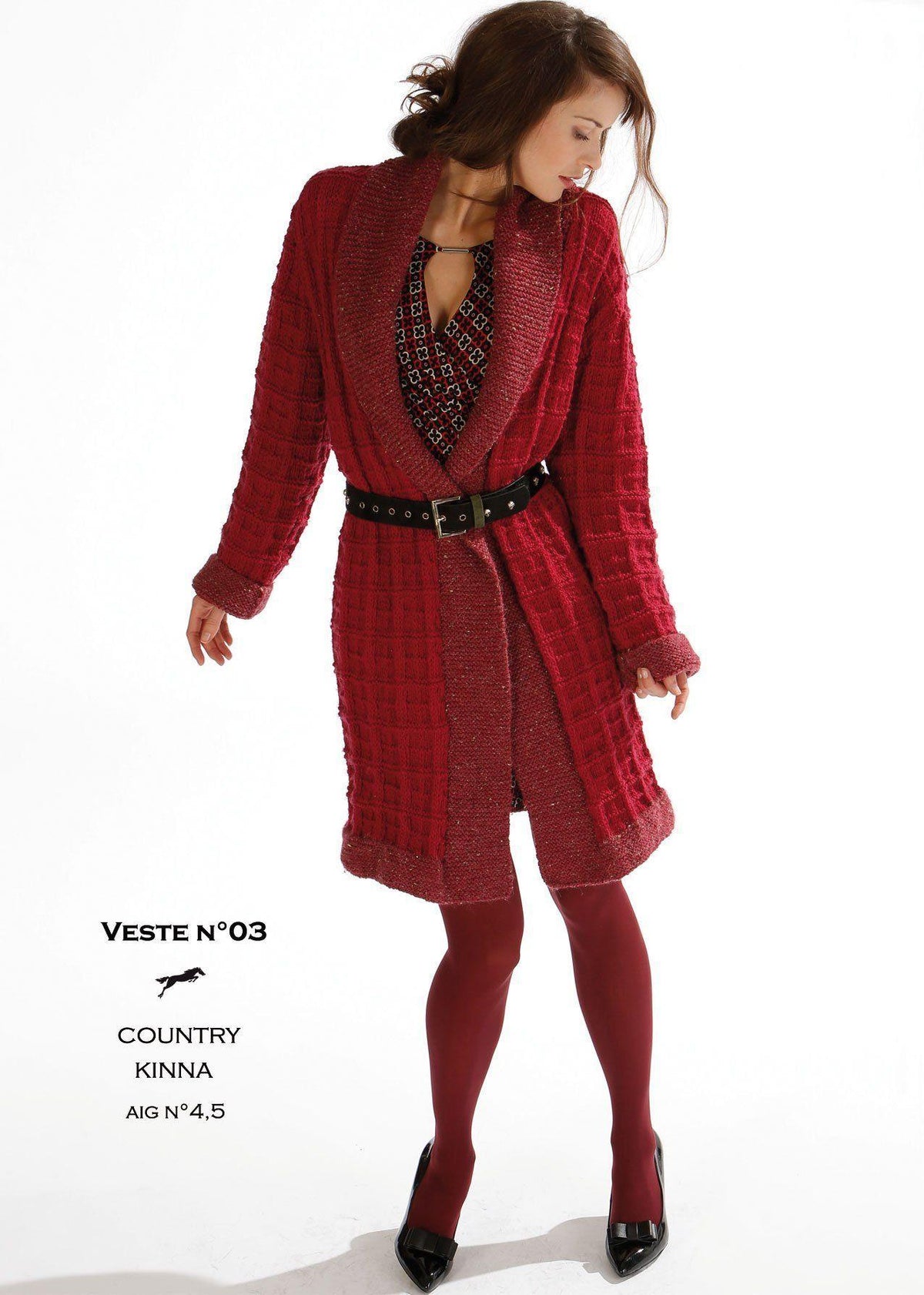 Free Cheval Blanc pattern - Women's vest cat.17-03 - Biscotte Yarns