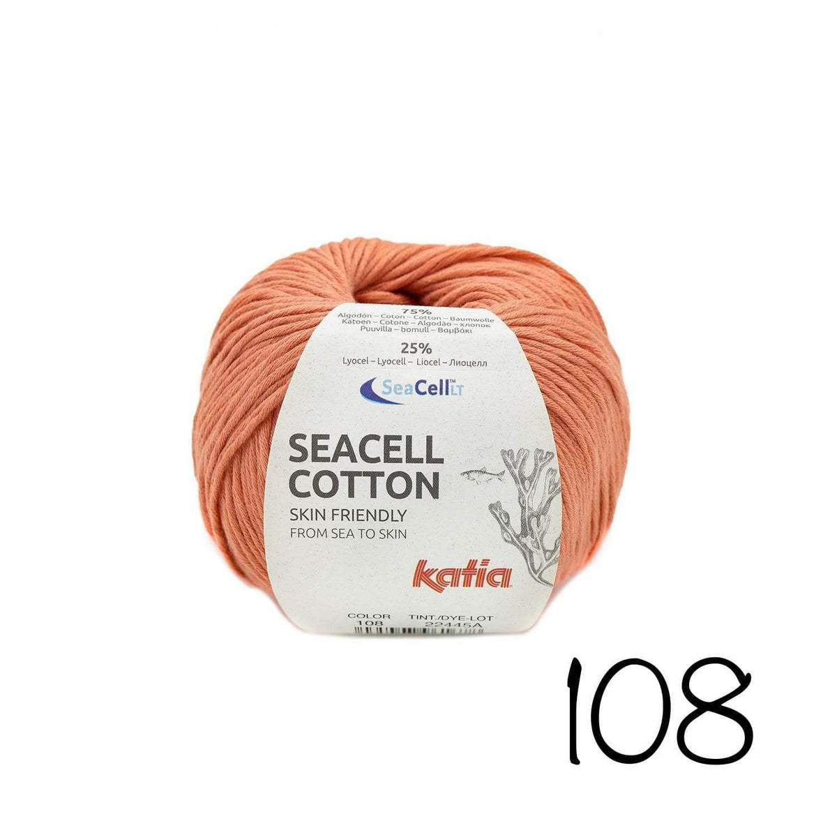 SeaCell Cotton - Katia - Biscotte Yarns