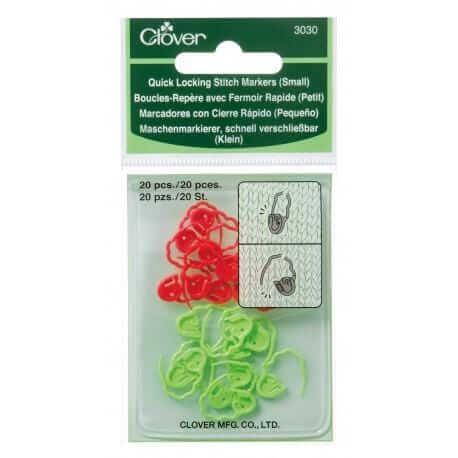 Stitch Markers Clover 3030 , 3031, or 3032 - Les Laines Biscotte Yarns