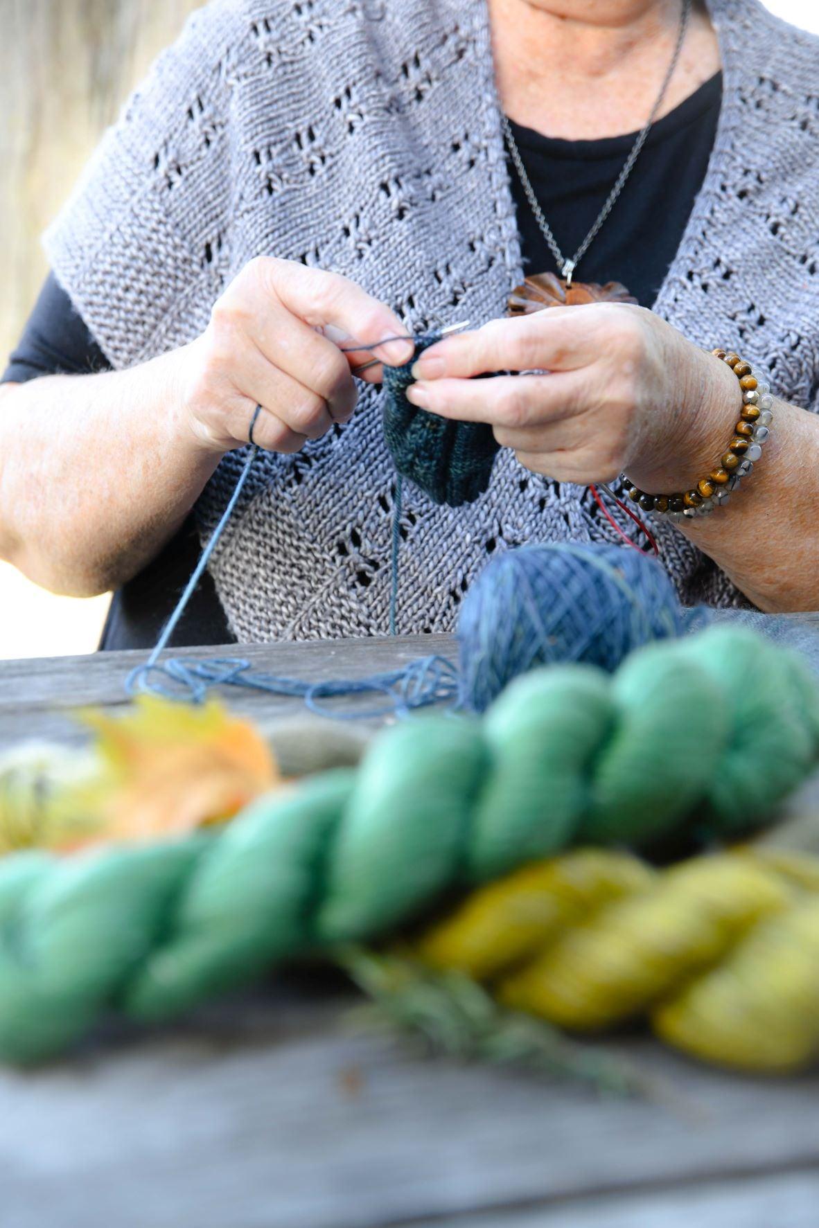 Atrato Shawl Pattern - Biscotte Yarns