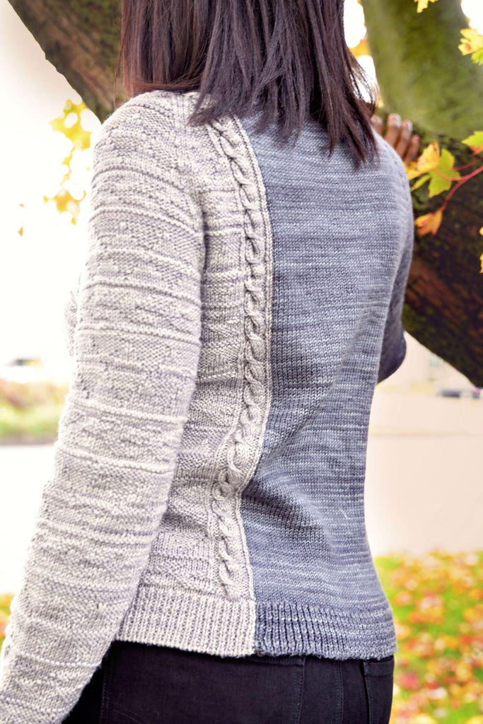 Raglan sweater pattern - Halyard - Biscotte Yarns