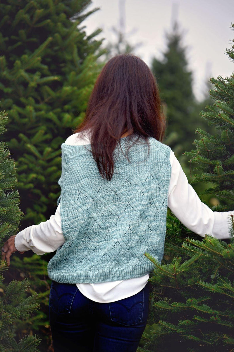 Aquamarine Vest | Unisex Pattern - Biscotte Yarns