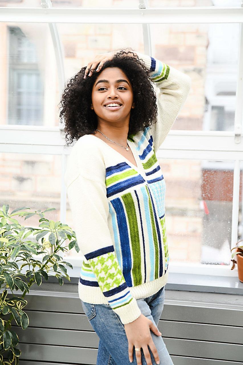 Pull knitting kit : STELLA