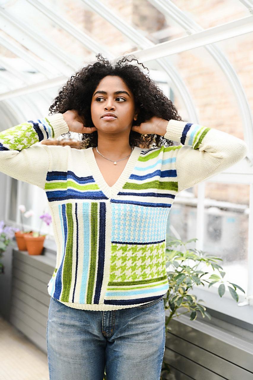 Pull knitting kit : STELLA