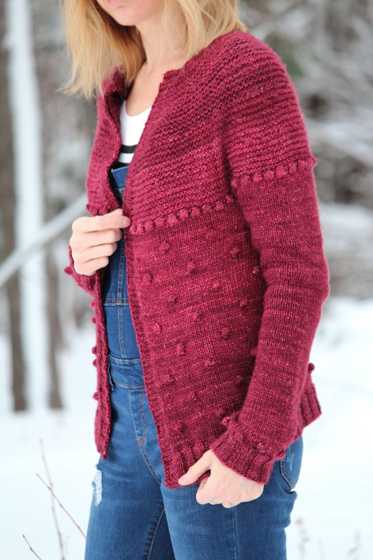 Sadie Cardigan - Free Pattern - Biscotte Yarns